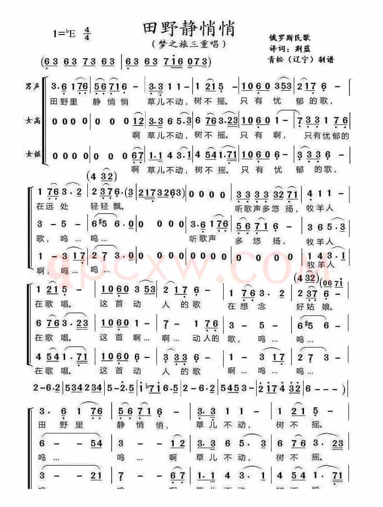 田野静悄悄（梦之旅版）
