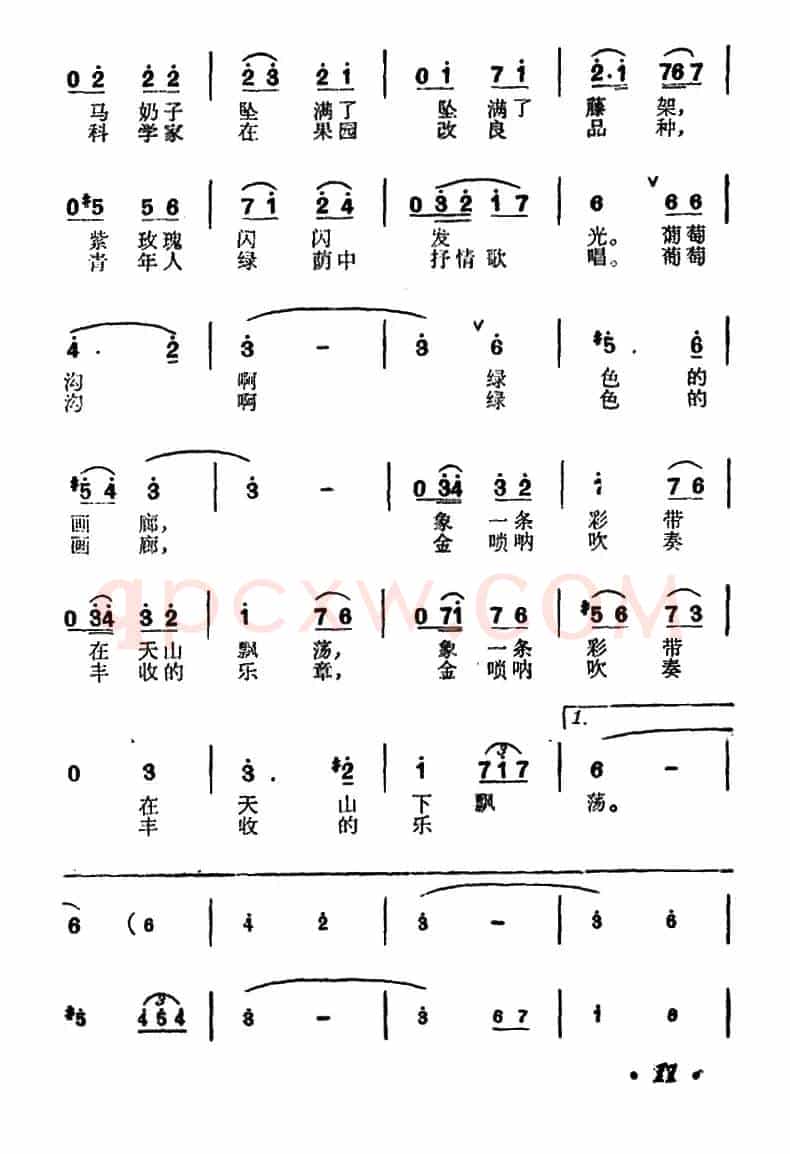 葡萄沟啊绿色的画廊