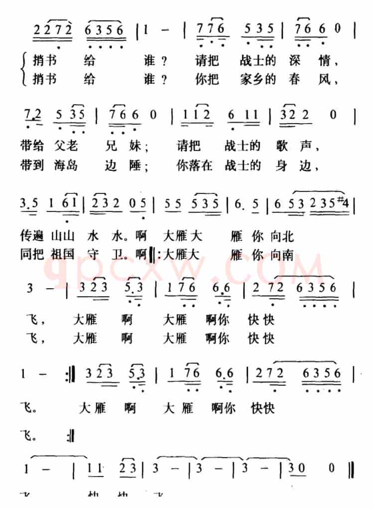 大雁情