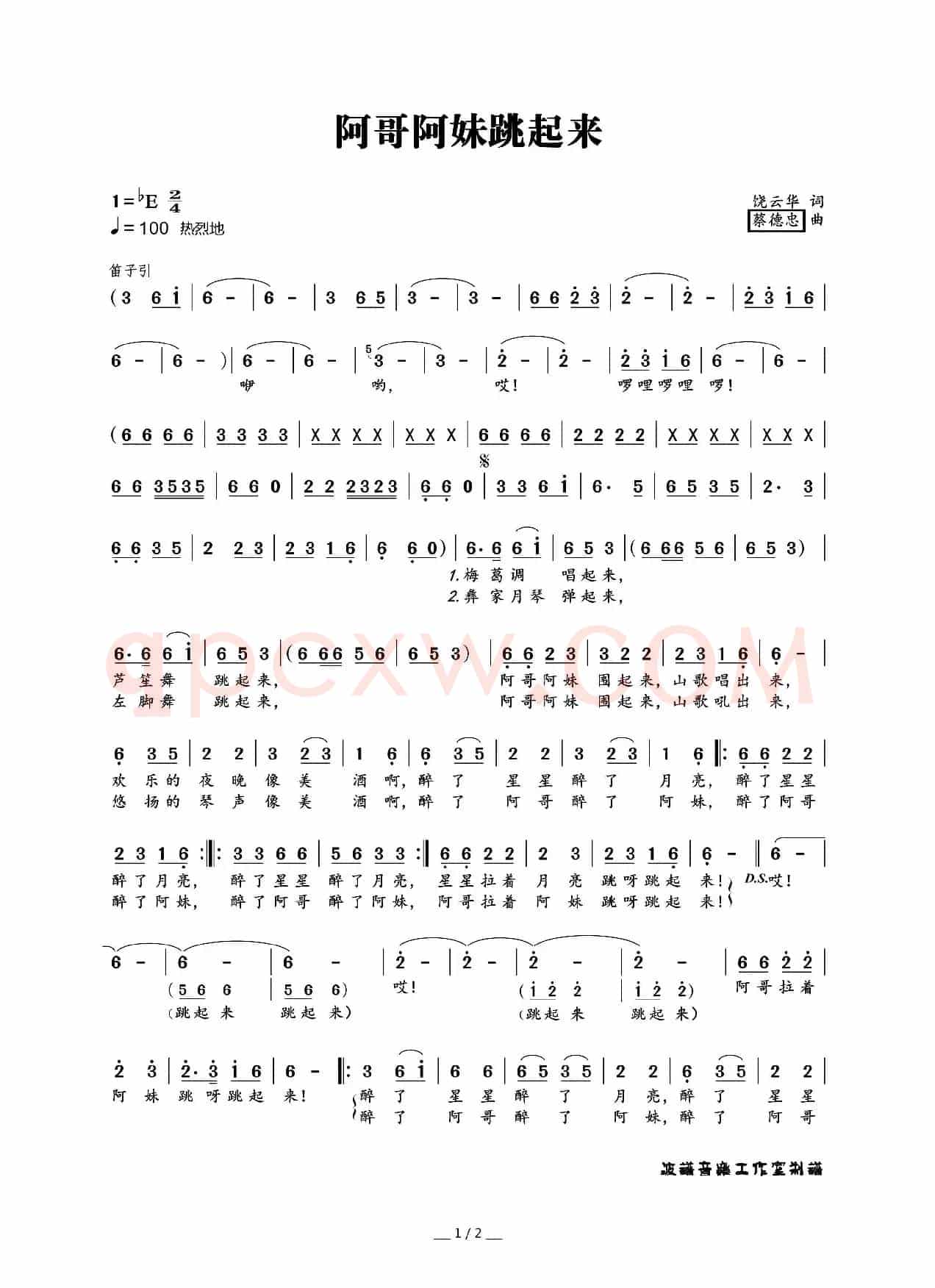 阿哥阿妹跳起来