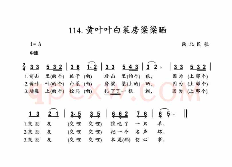 黄叶叶白菜房梁梁晒