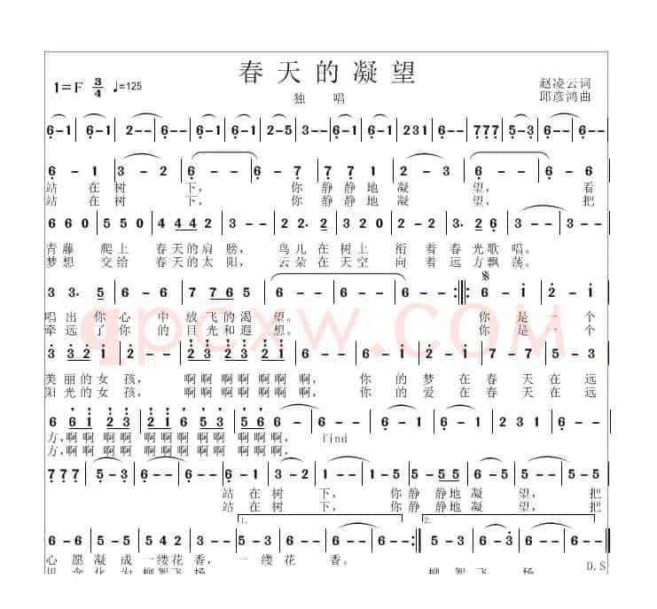 春天的凝望