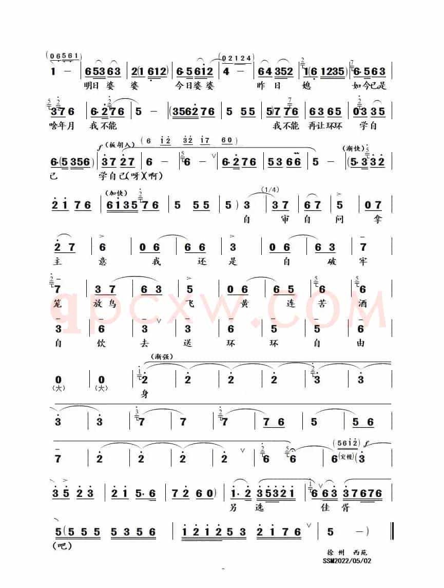 送环环自由身另选佳婿（豫剧《香魂女》中香嫂唱段）