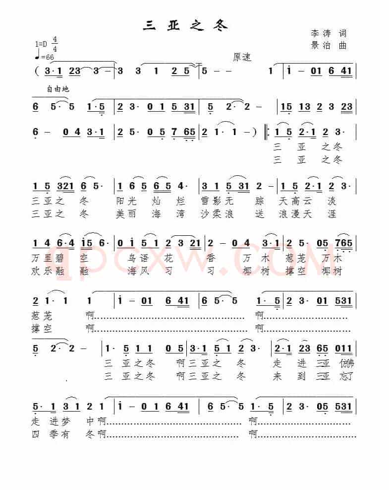 三亚之冬