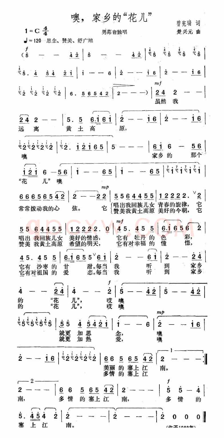 噢，家乡的“花儿”