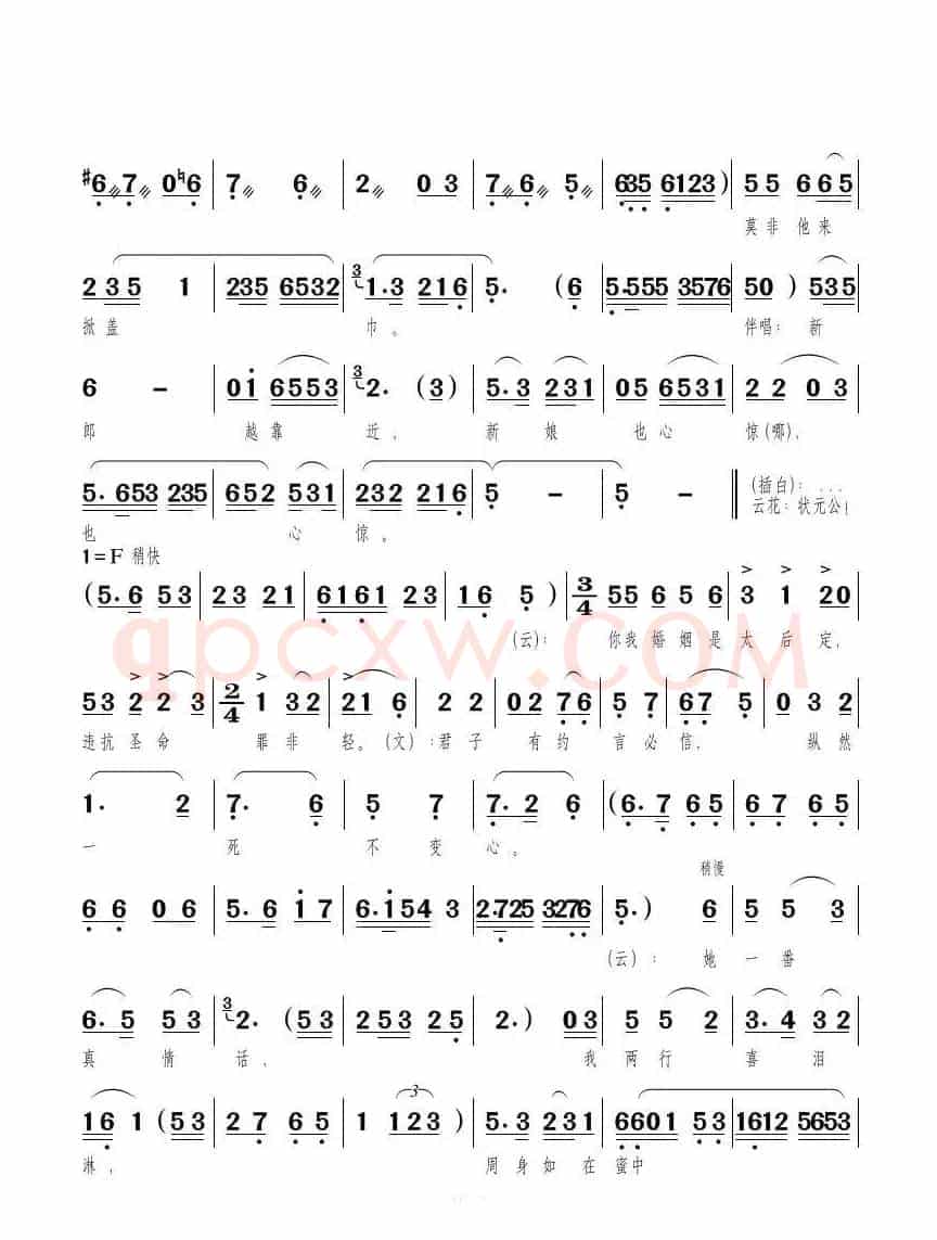 龙女 洞房联唱（黄梅戏《龙女》选段）