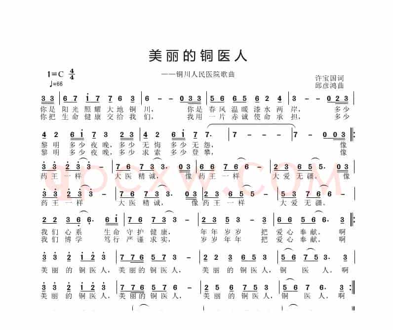 美丽的铜医人