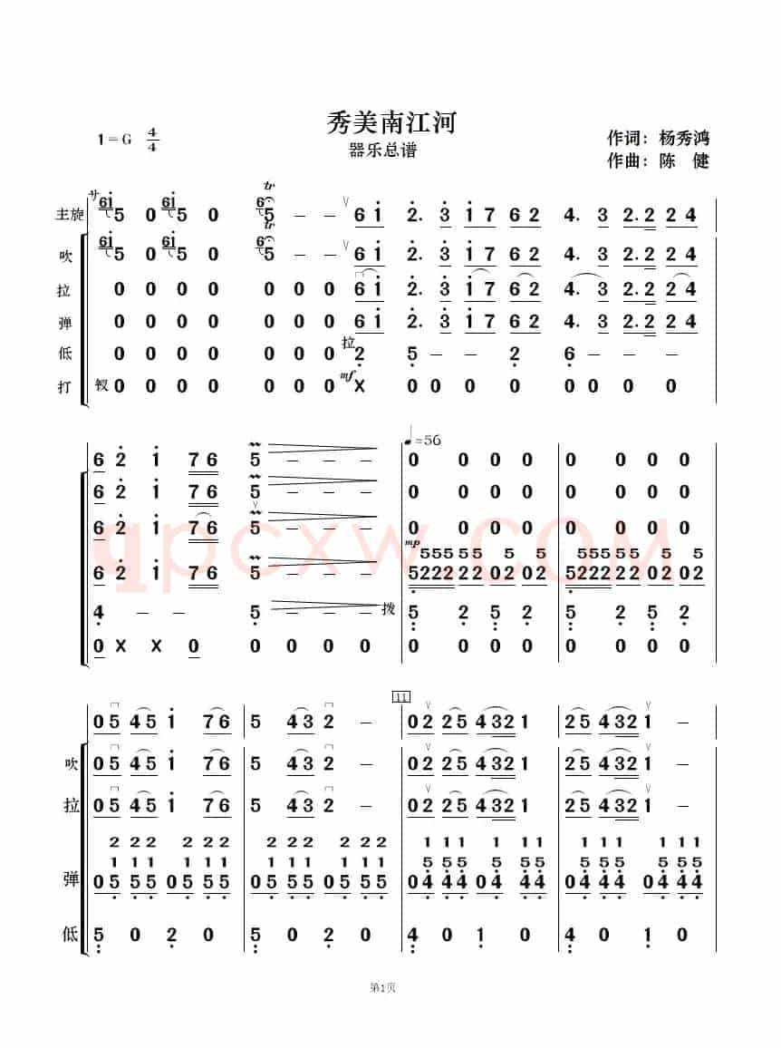 秀美南江河（民乐合奏  ）
