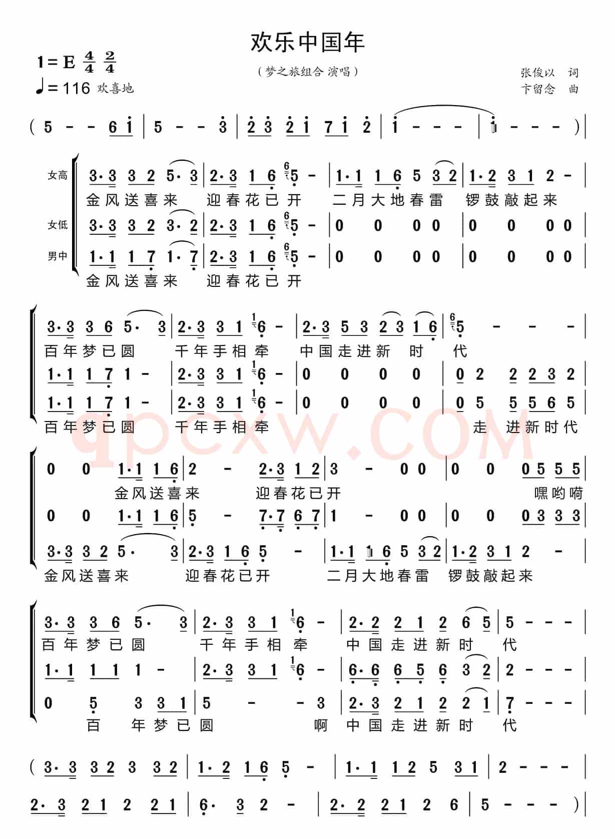 欢乐中国年（梦之旅组合）