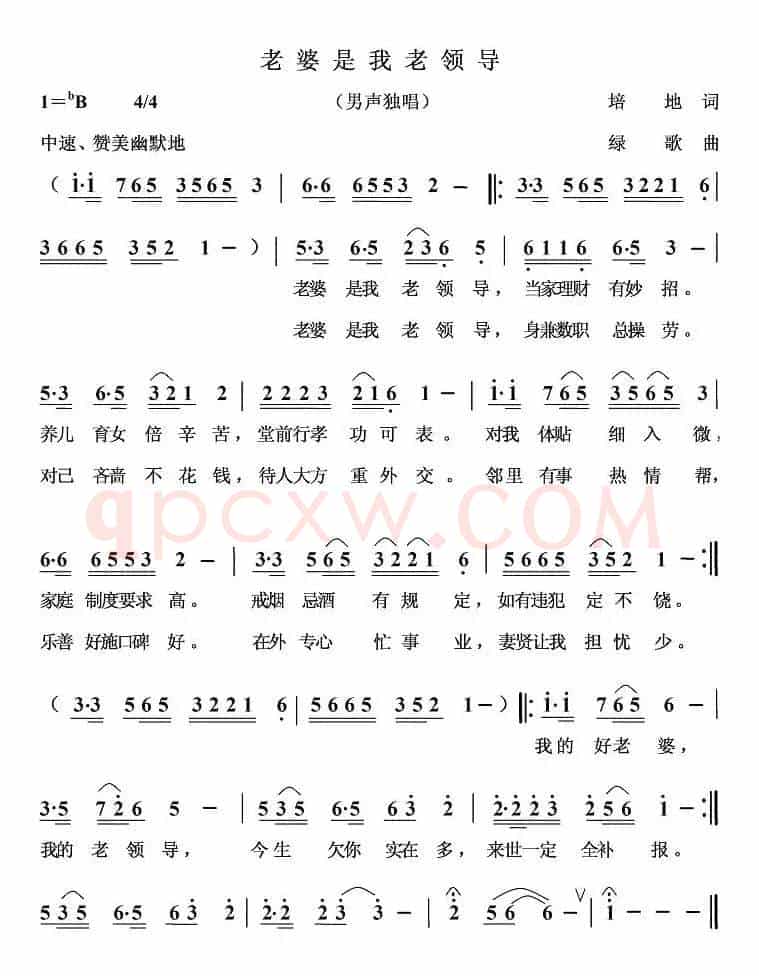 老婆是我老领导