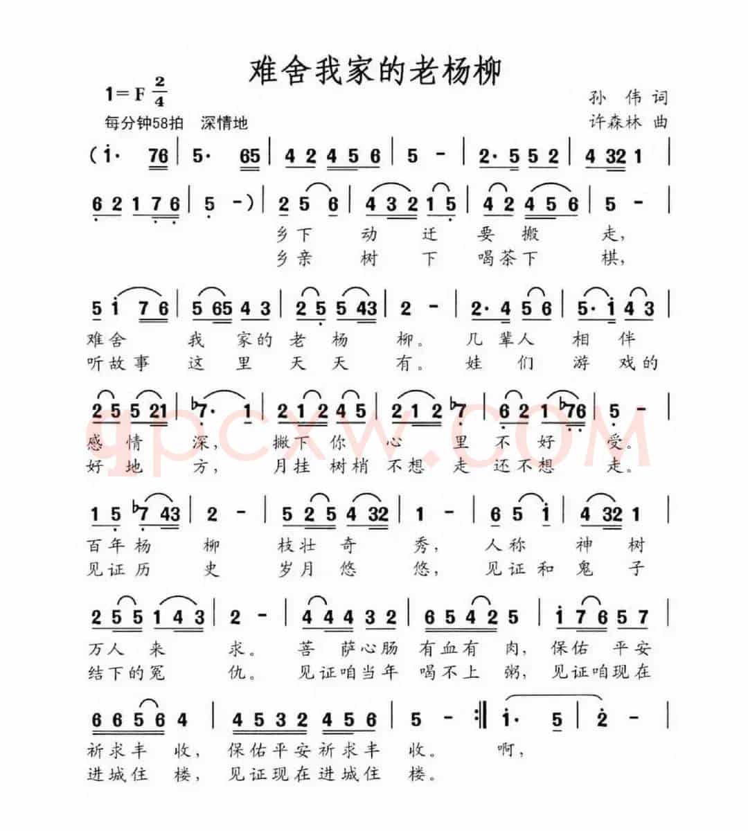 难舍我家的老杨柳