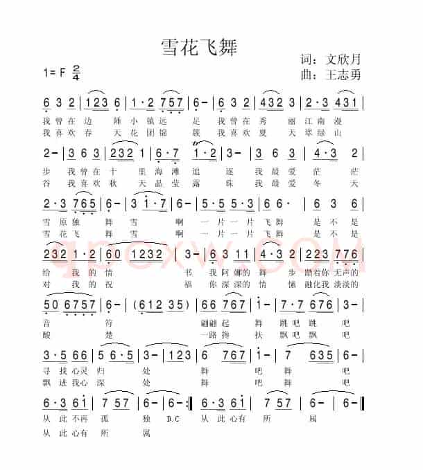 雪花飞舞