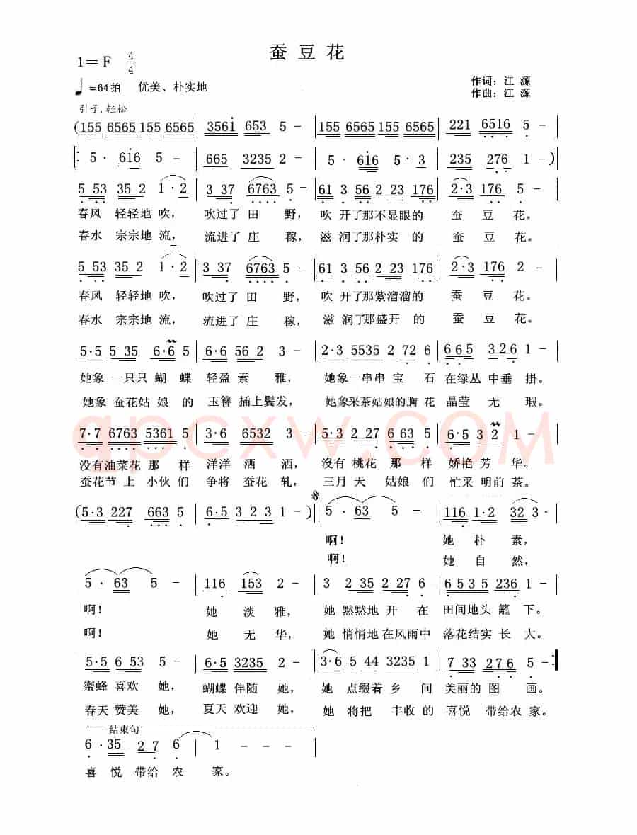 蚕豆花