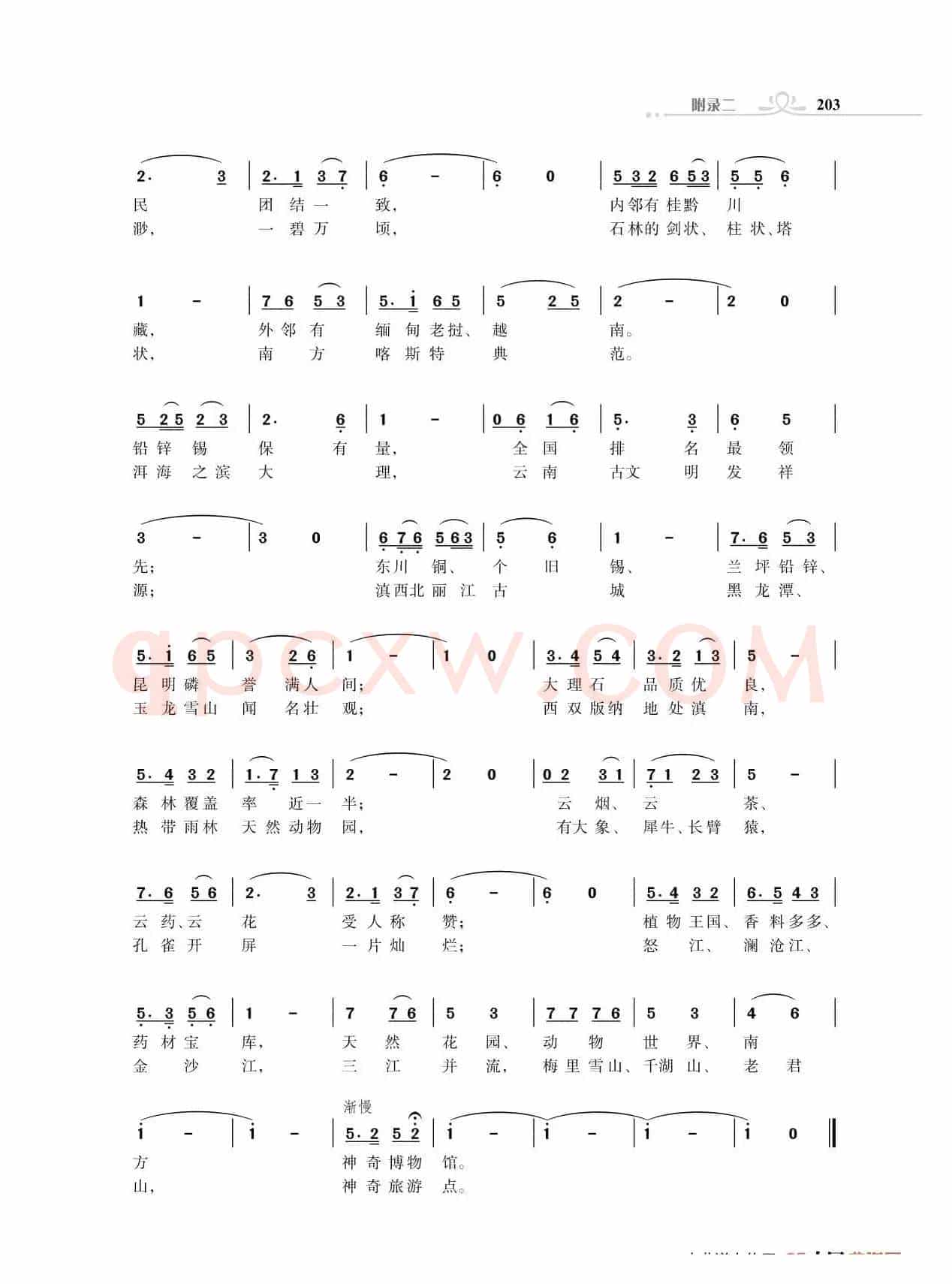 赞颂34个省份组歌：高歌云南（主体部分）（朱国鑫创作）