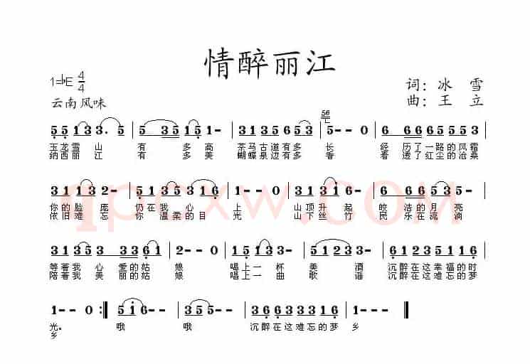 情醉丽江