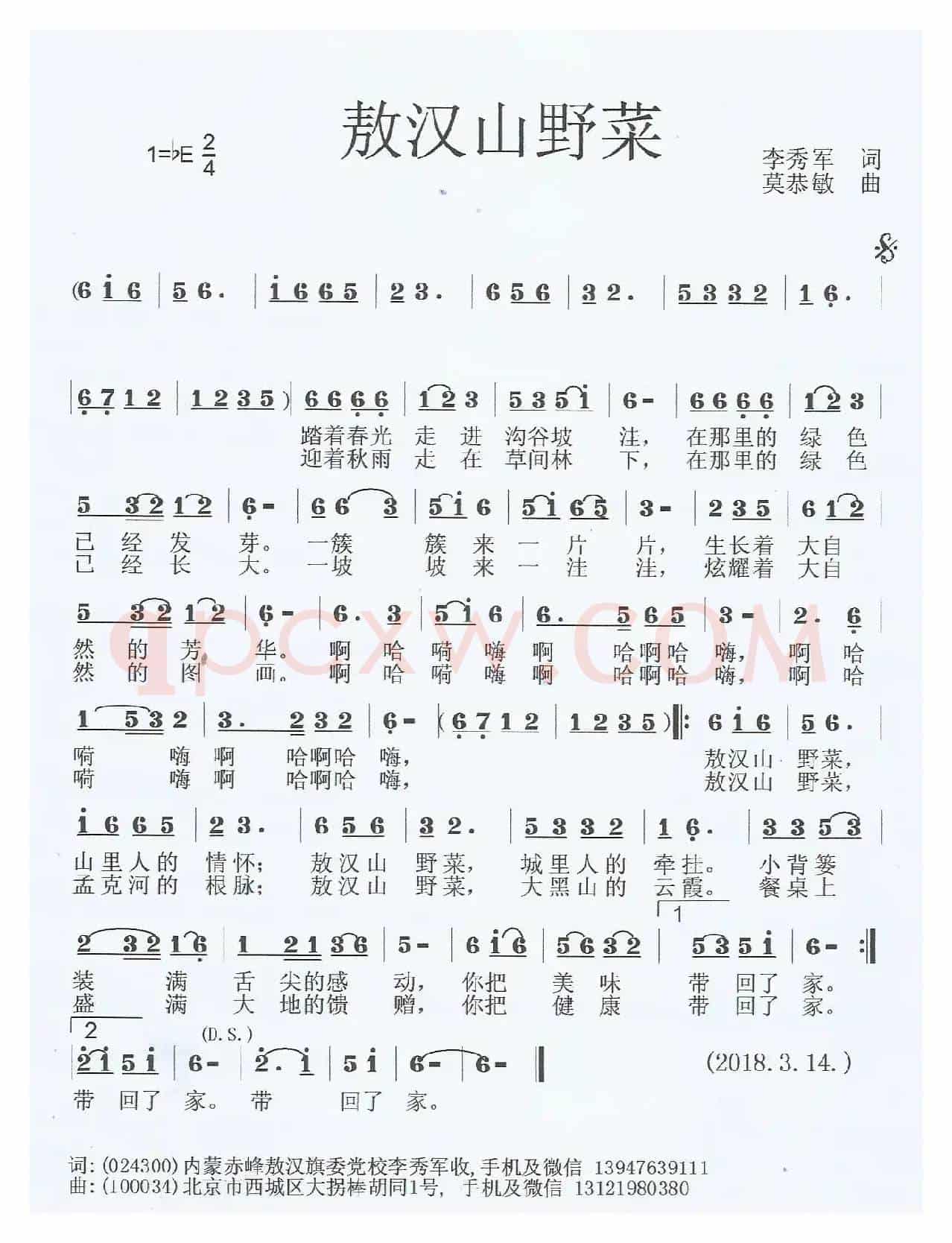 敖汉山野菜