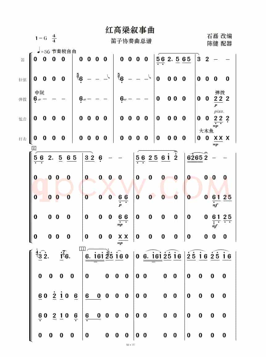 红高梁叙事曲（民乐合奏）