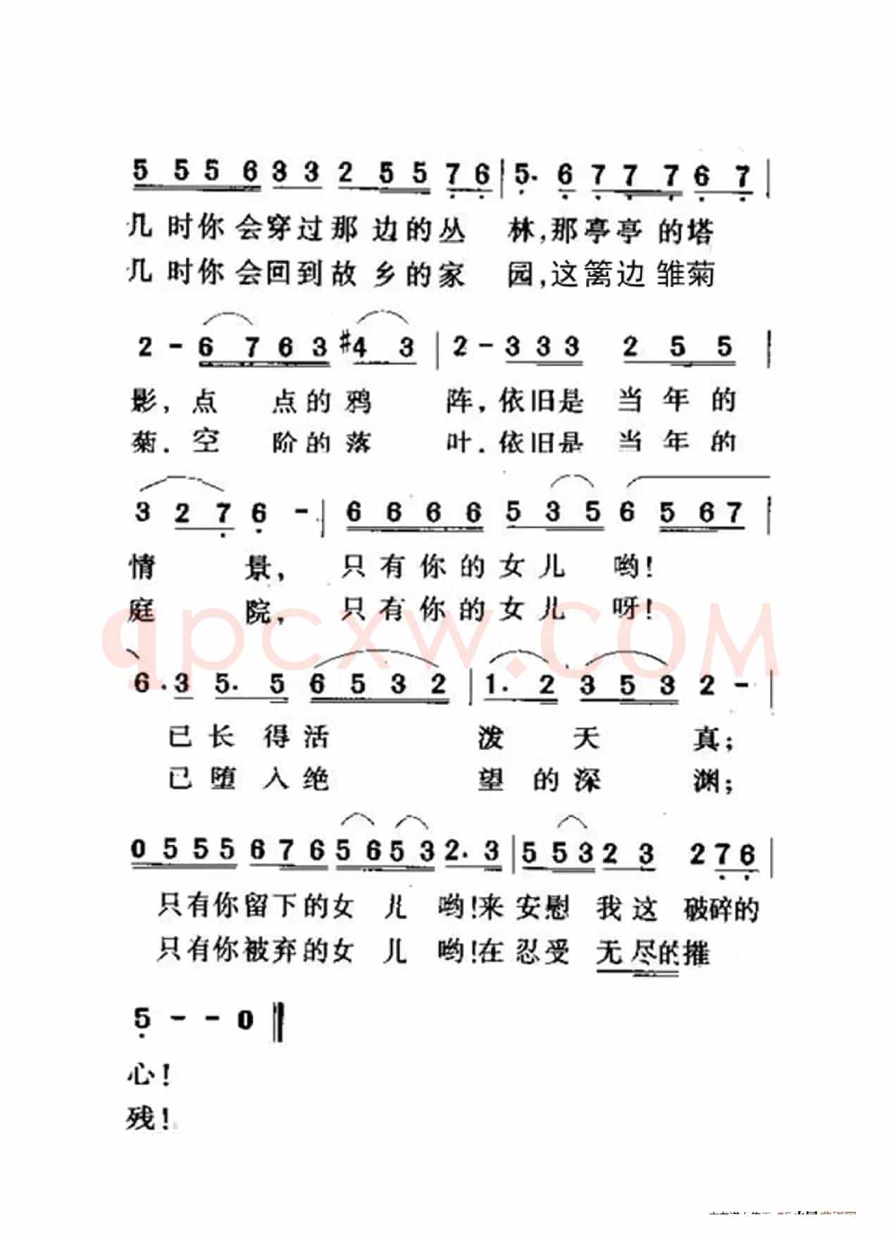 秋水伊人（老人适用）