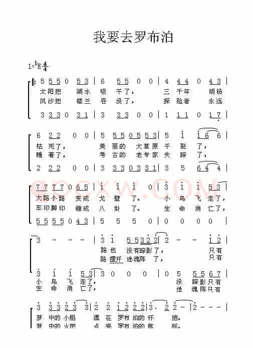 我要去罗布泊