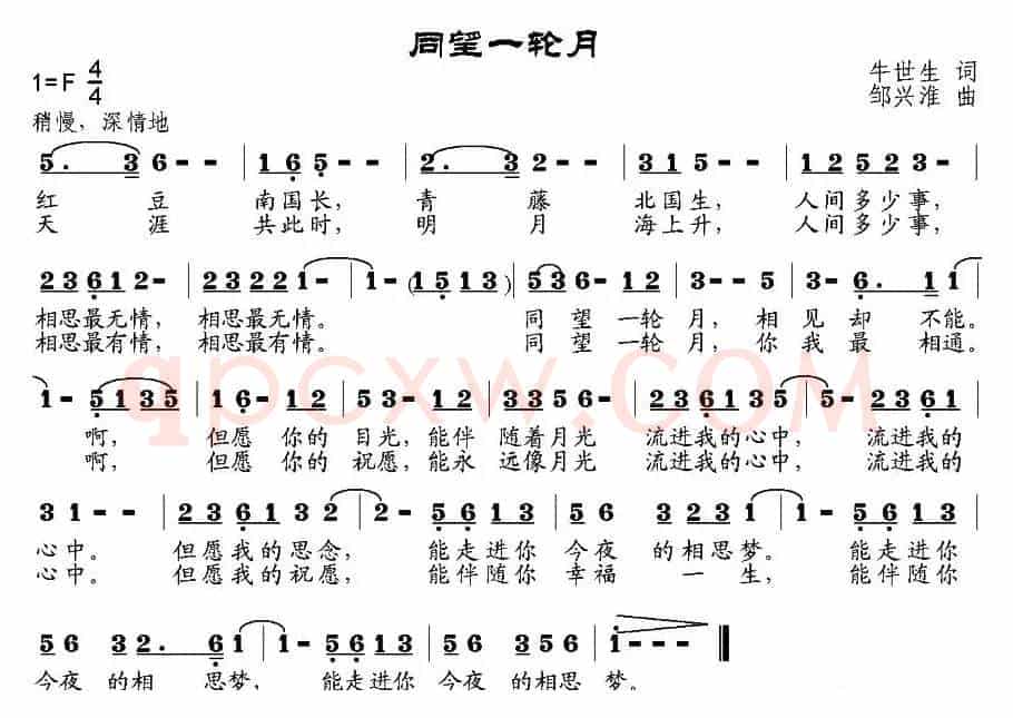 同望一轮月
