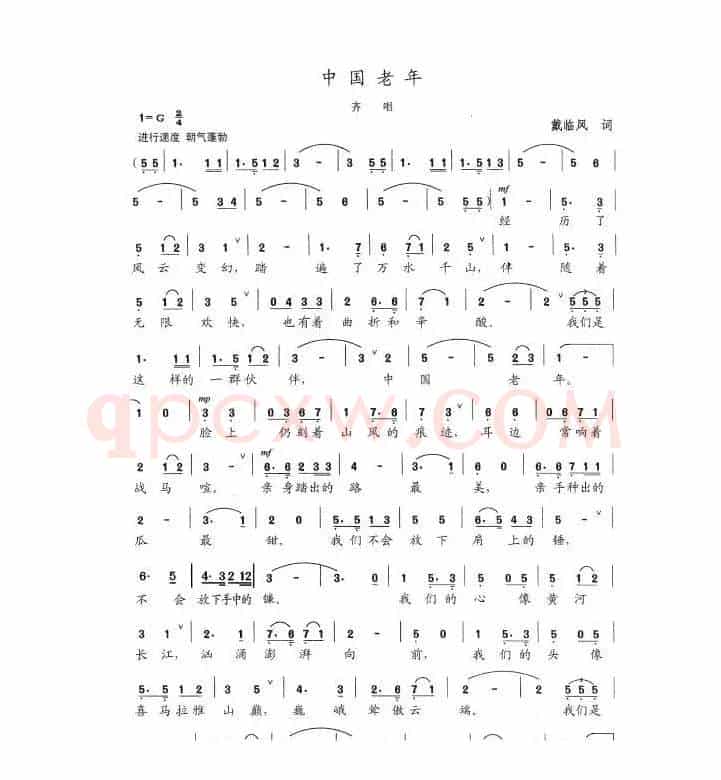 中国老年