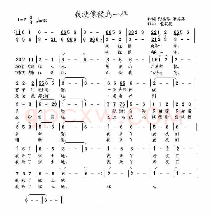 我就像侯鸟一样
