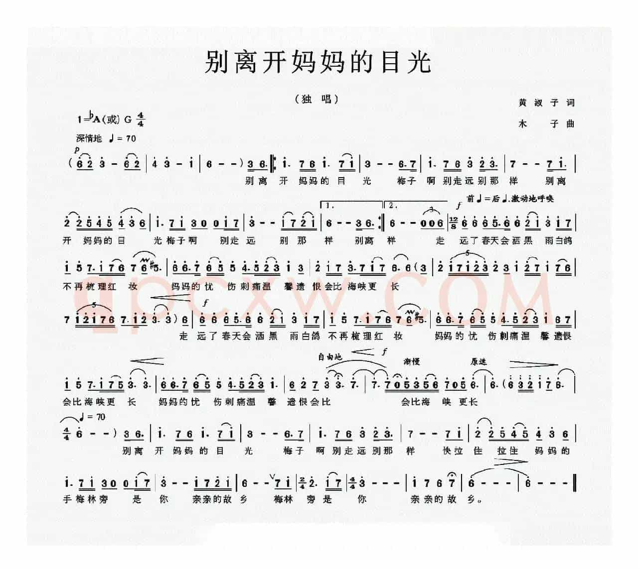 别离开妈妈的目光