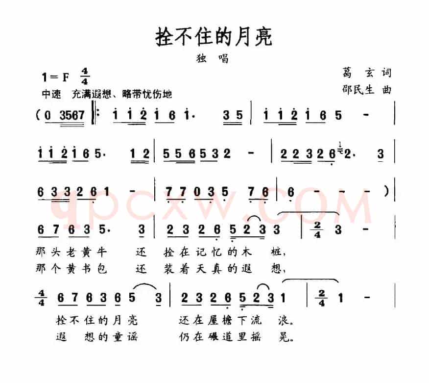拴不住的月亮