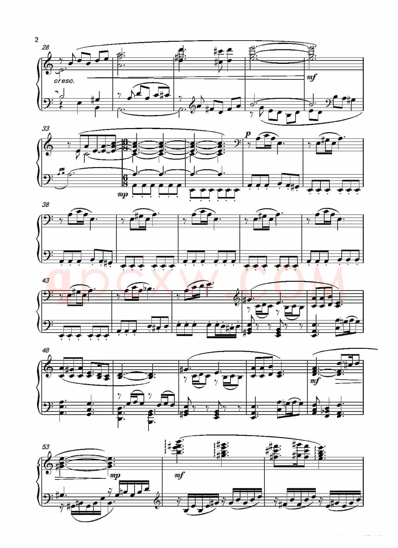 第二钢琴奏鸣曲Piano SonataNo.2