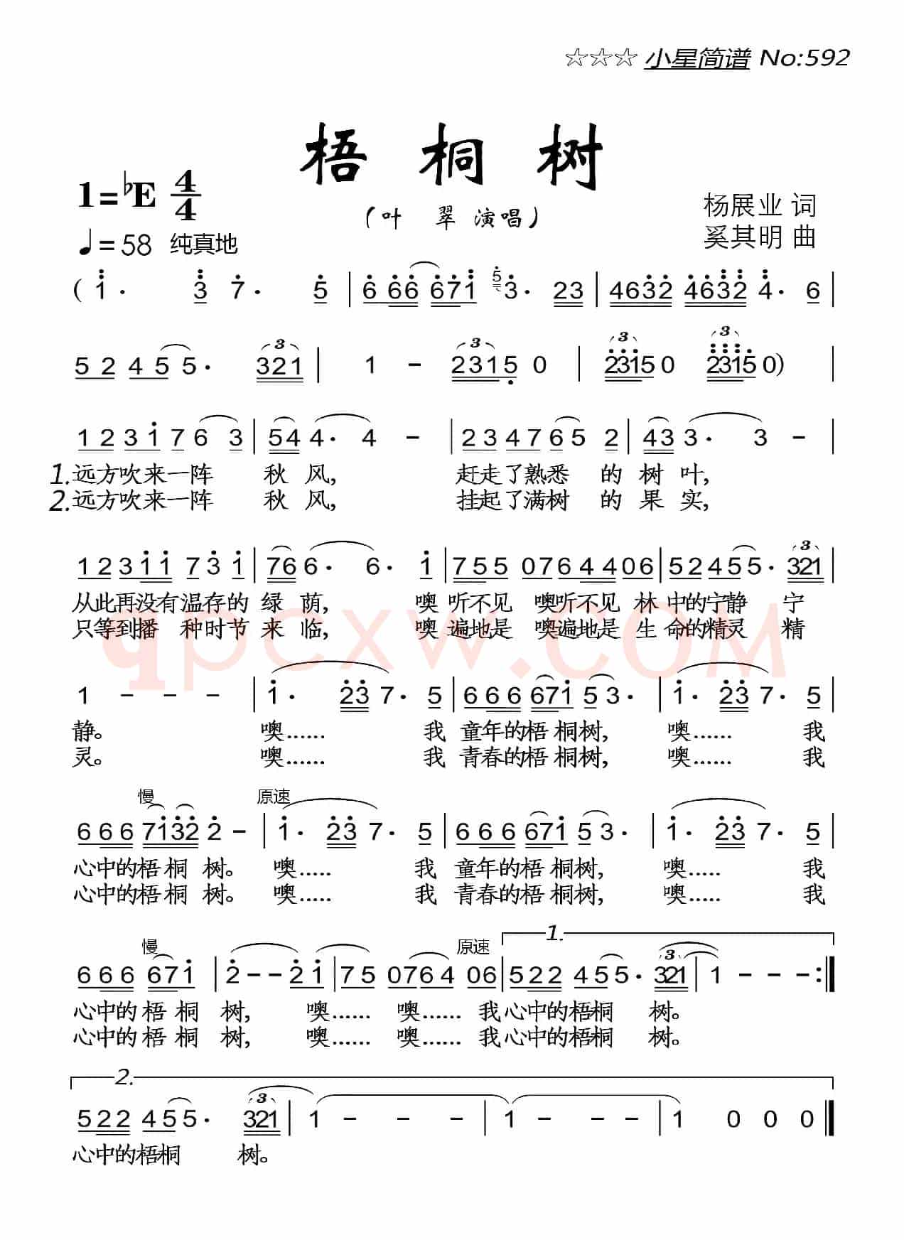 梧桐树