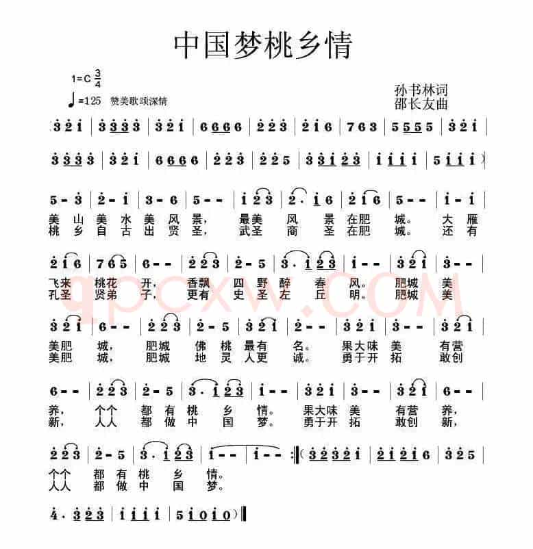 中国梦桃乡情