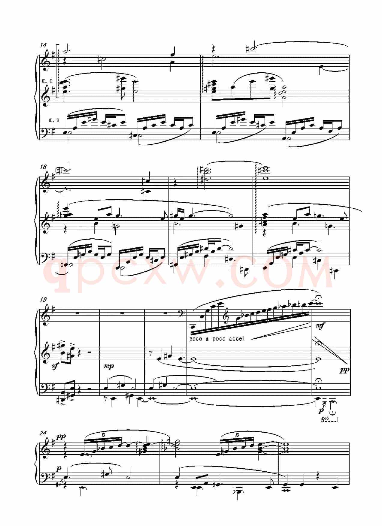 第十五钢琴奏鸣曲 Piano Sonata NO.15