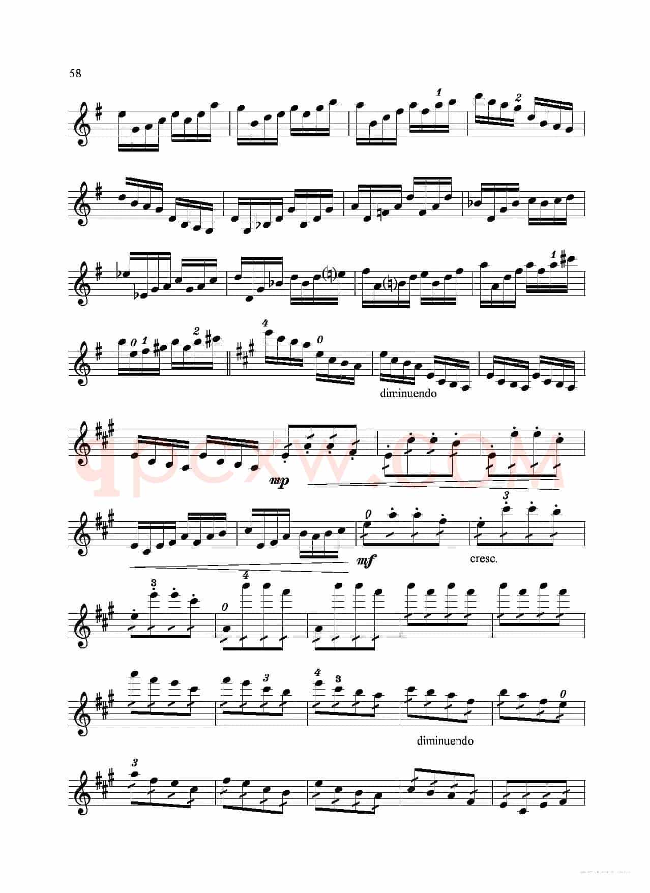 士兵随想曲（无伴奏小提琴独奏）