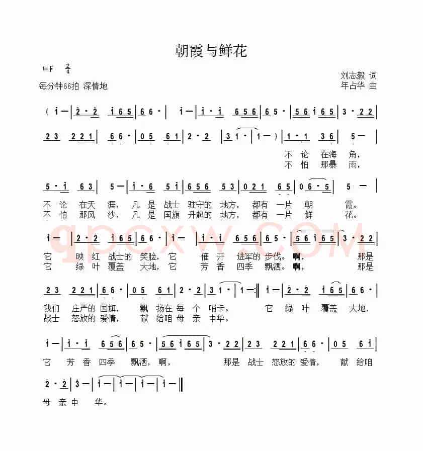 朝霞与鲜花