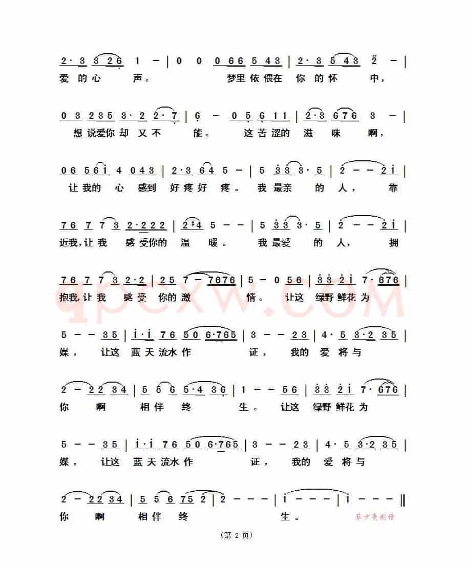 我的爱将与你相伴终生(歌剧《木兰诗篇》选曲)