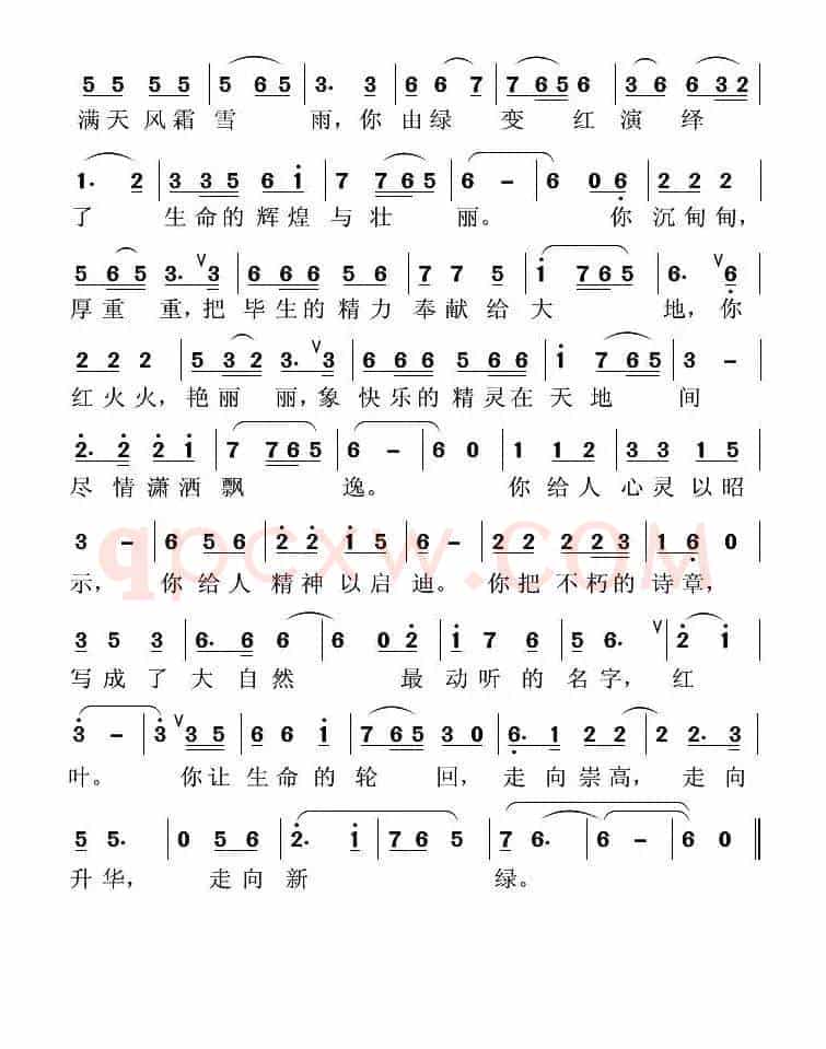 红叶之歌