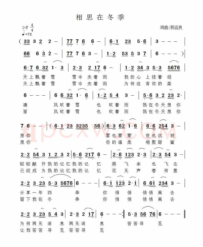 相思在冬季