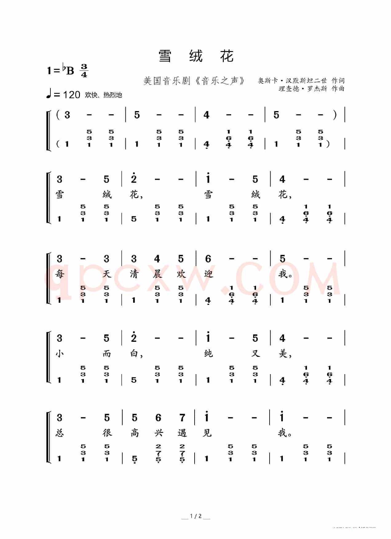 雪绒花（美国音乐剧《音乐之声》）