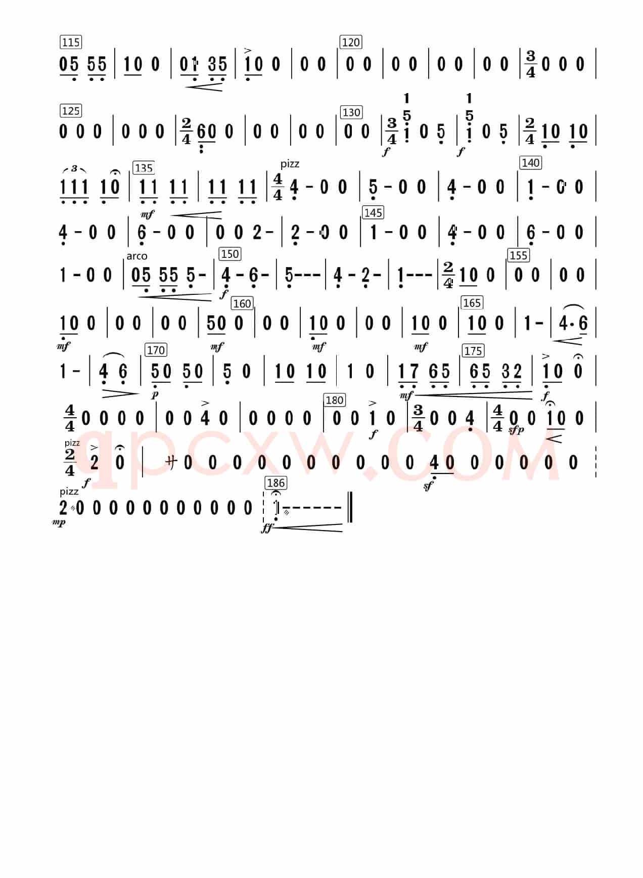 洪湖随想曲（贝提琴分谱）