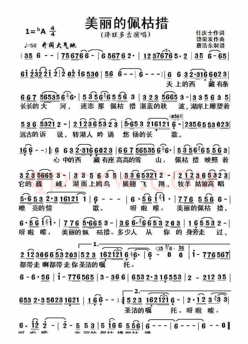 美丽的佩枯措