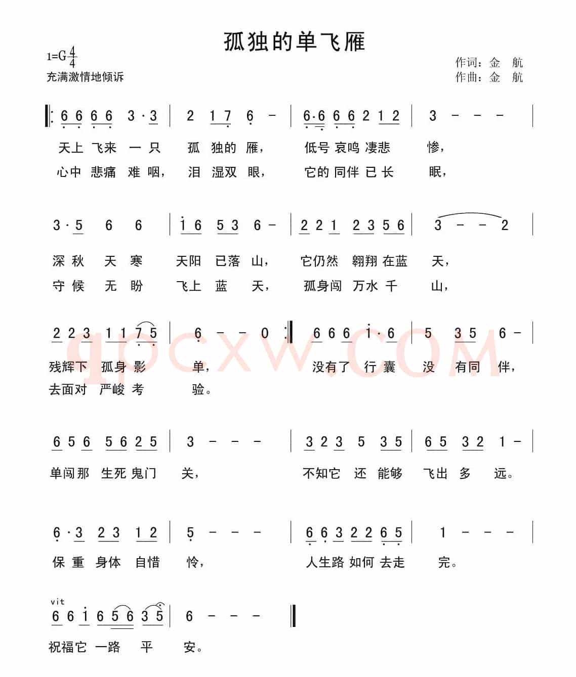 孤独的单飞雁