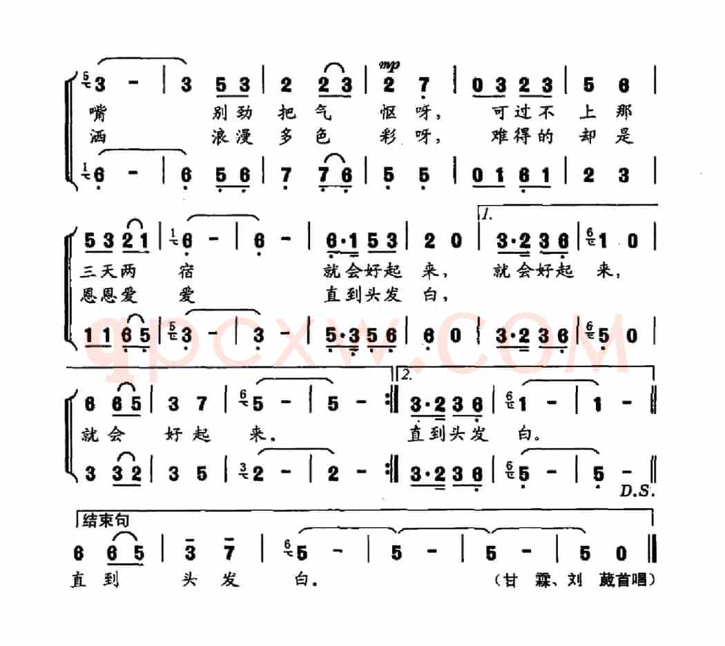 农家夫妻（男女声二重唱）