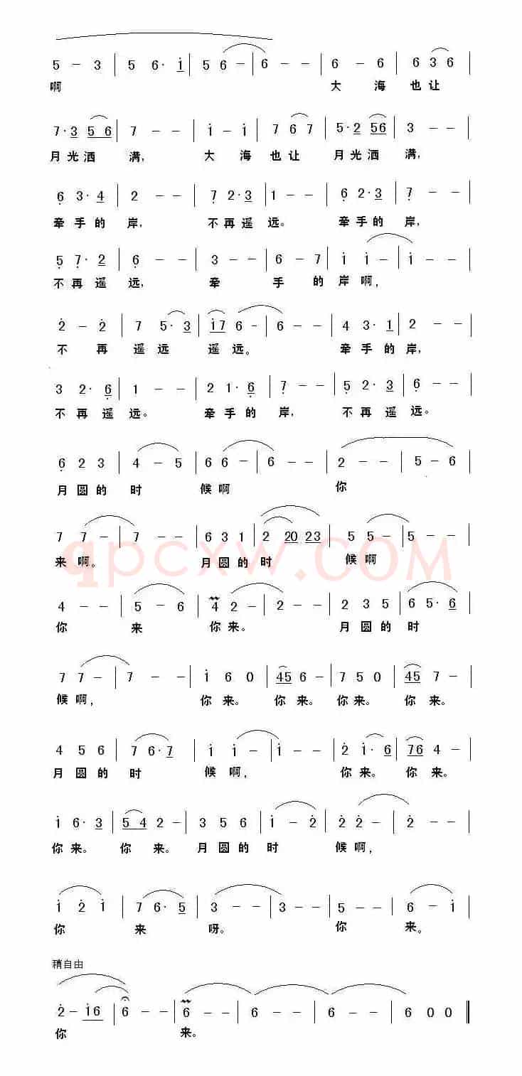 月圆的时候你来
