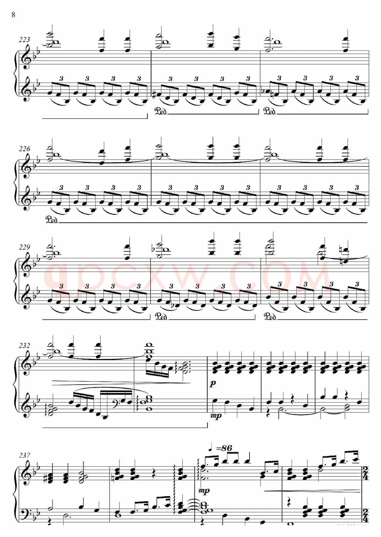第22钢琴奏鸣曲“信仰”Piano Sonata No`22（四个乐章）