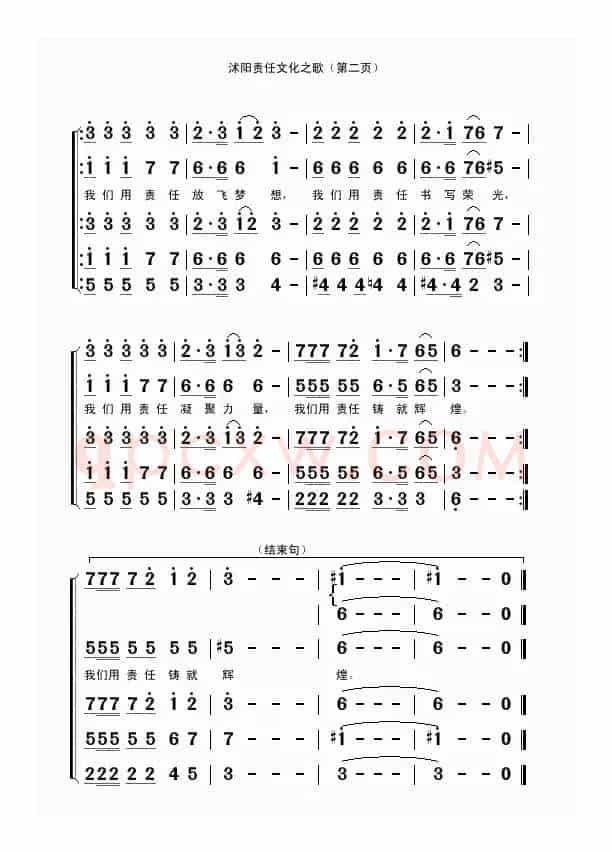 沭阳责任文化之歌(刘家前词 吴克敏曲)