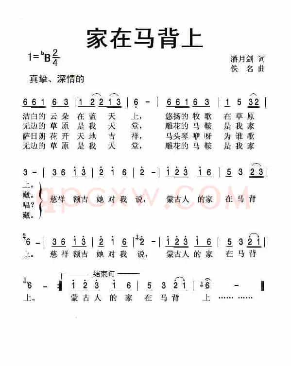家在马背上