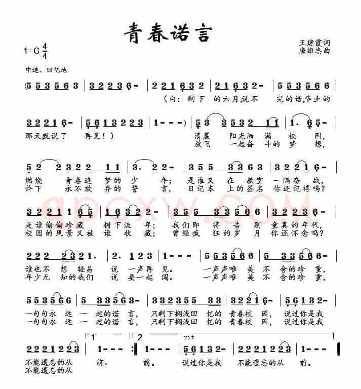 青春诺言 