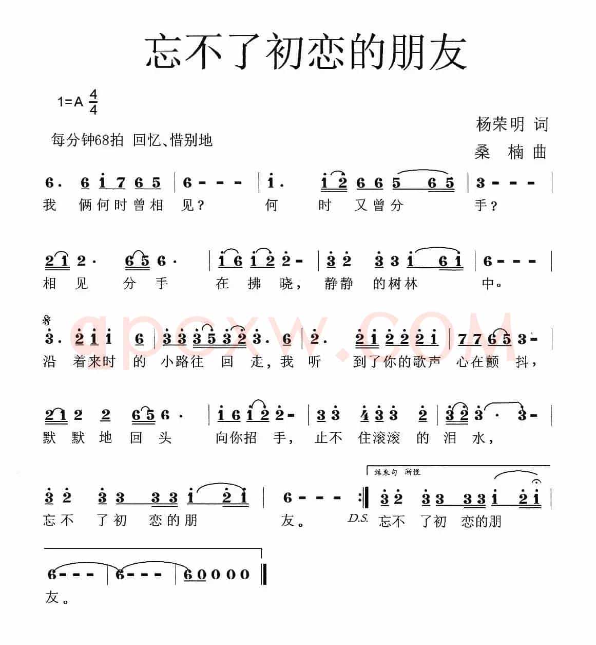 忘不了初恋的朋友