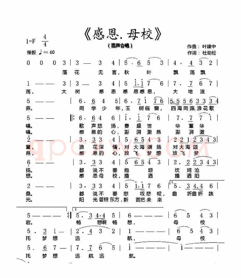 感恩·母校 