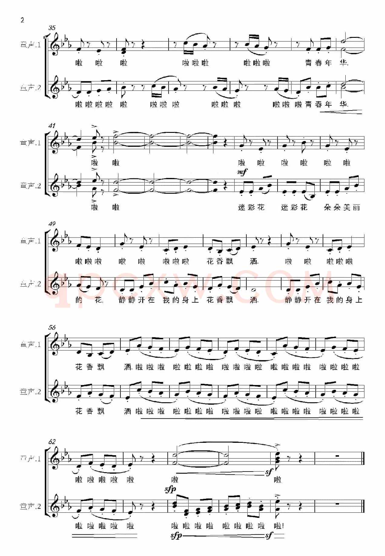 迷彩花（童声合唱组歌之二）